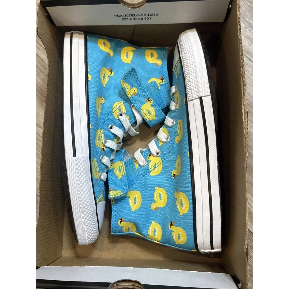 Converse Chuck Taylor All Star Pool Party‎ Easy-On Sneakers Kids Size 2Y - NEW